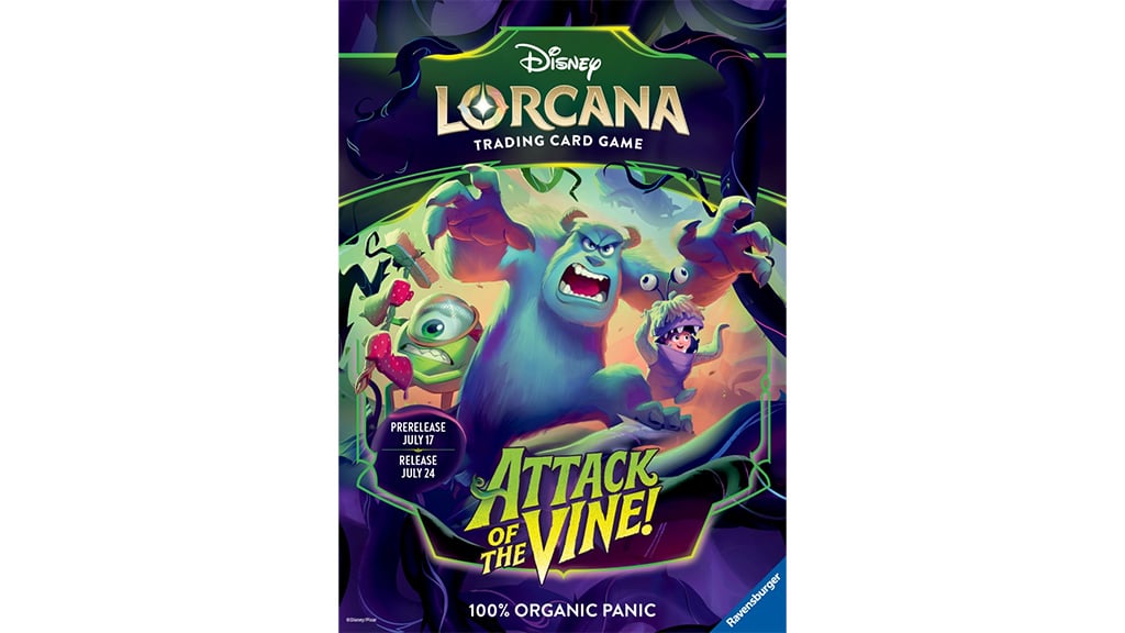 Disney Lorcana incoraggia il lavoro di squadra con il gioco di carte TCG Attack of the Vine!